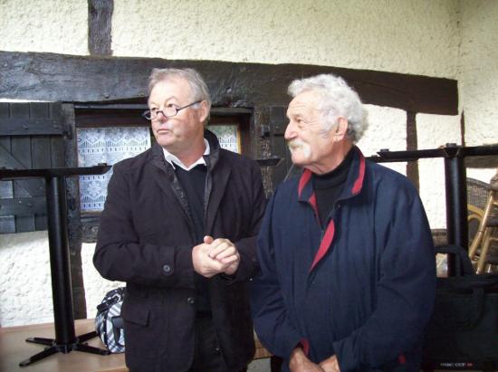 L'hommage à Jean Alavoine premier président  du CD 40